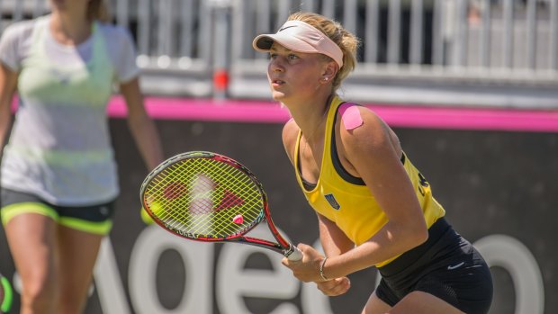 Australia are wary of Ukraine teenage sensation Marta Kostyuk who leads the singles attack at just 15 years old.