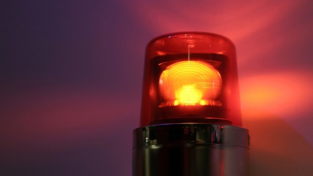 Brisbane Valley Highway closed after a ute hit a power pole.