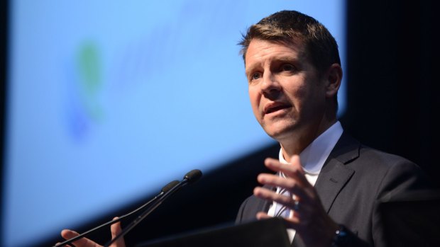 "I'll never forget the look in his eyes": Premier Mike Baird. 
