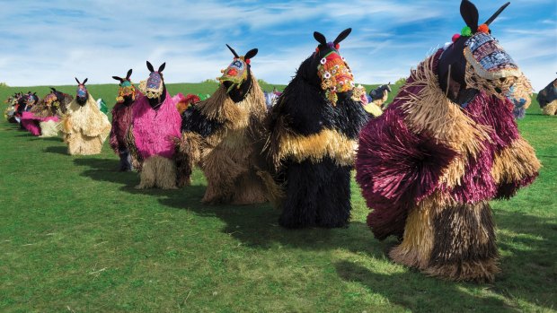 American artist Nick Cave presents his first major work in Australia, using dancers and musicians dressed as  life-sized horses.