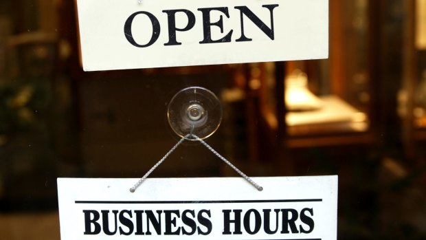 Open for business: the survey's measure of business confidence jumped 4 points to +12.
