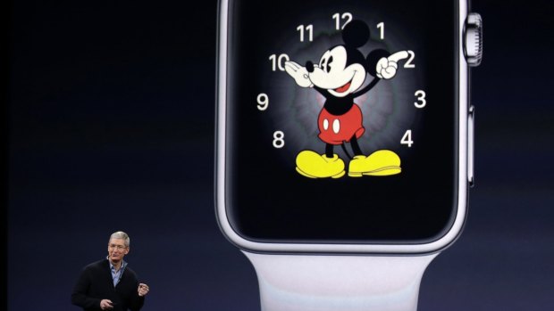 Apple CEO Tim Cook talks about the new Apple Watch.