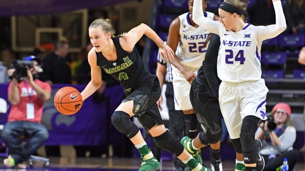 Unstoppable: Baylor's Queensland star Kristy Wallace.