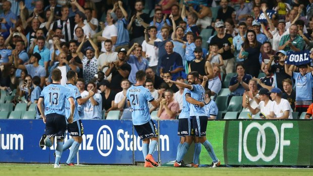 Happy hunting ground: Sydney fans have enjoyed nothing but success so far this season.