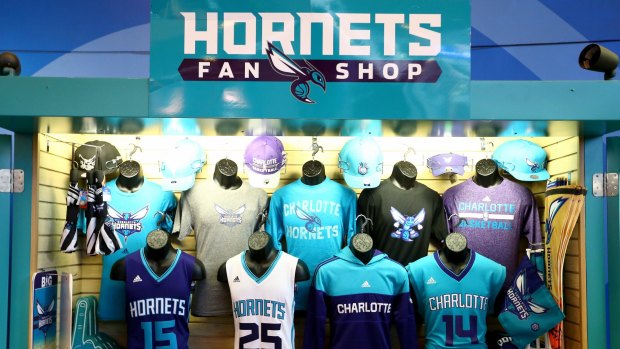 Hot items: Merchandising has been a strong revenue earner for the Hornets.