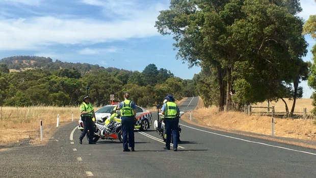 A truck driver has died on South Western Highway this morning 