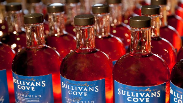 Sullivans Cove's award-winning French Oak single malt gets bottled one at a time. 