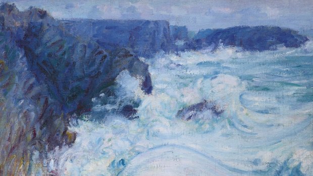 John Russell's Rough Sea, Morestil, Belle-Ile, c1900.