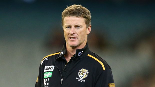 Not panicking: Damien Hardwick says the Tigers will bounce back.