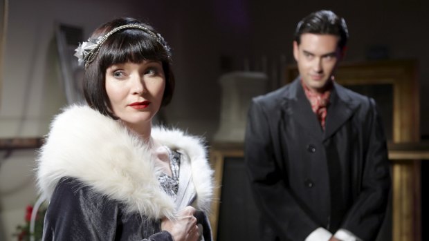 Essie Davis as Miss Phryne Fisher in the ABC series Miss Fisher's Murder Mysteries.