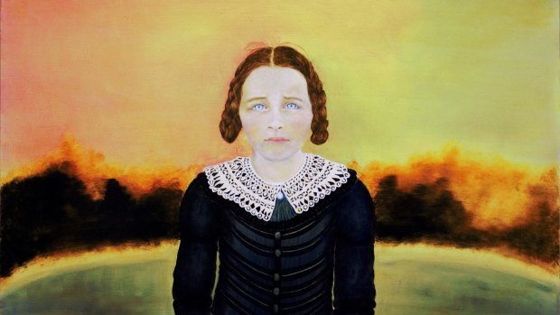 Megan Seres was awarded the $150,000 Doug Moran National Portrait Prize for her painting <i>Scarlett as Colonial Girl</I>. 