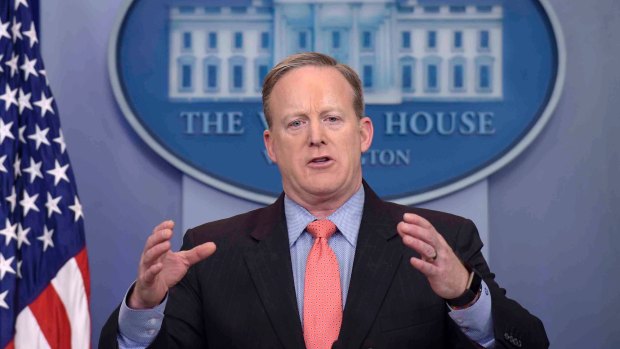 White House press secretary Sean Spicer's message to disgruntled workers is clear. 
