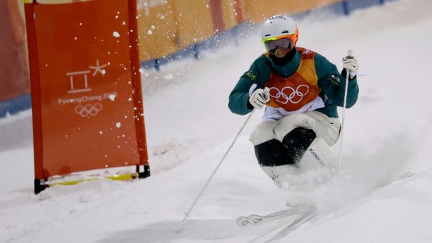 Australia's Matt Graham won silver in the moguls.