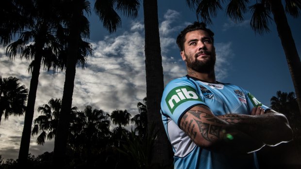 Larger than life: Andrew Fifita at Coffs Harbour.