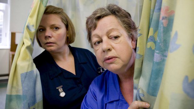 Sister Den (Joanna Scanlan) and Nurse Kim (Jo Brand) in Getting On. Brand returns in spin-off series, Going Forward.