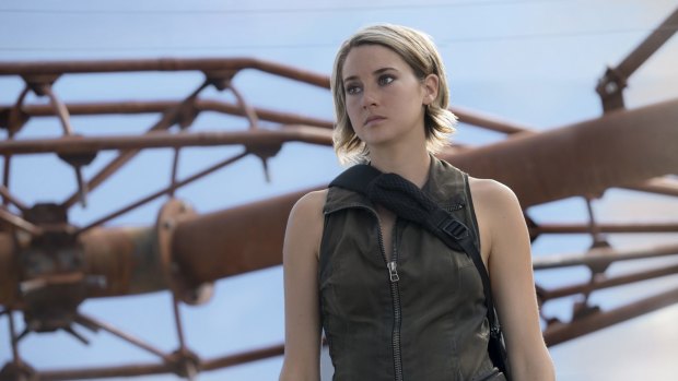 Shailene Woodley as Tris in <i>Allegiant</i>.