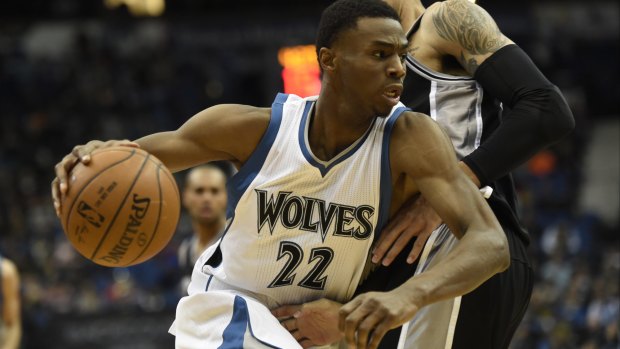 Minnesota Timberwolves forward Andrew Wiggins has been named the NBA's rookie of  the year.