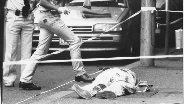 Body of Frank Vitkovic in Queen Street