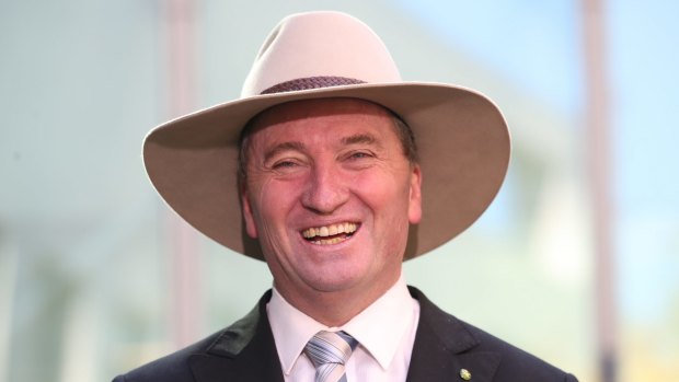 No pork barreling: Deputy Prime Minister Barnaby Joyce on Thursday. 