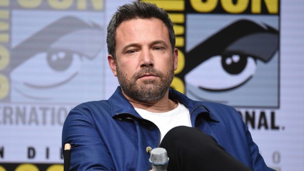 Ben Affleck attends the Warner Bros Justice League panel on day three of Comic-Con.