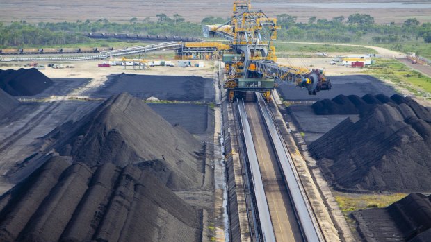 The Abbot Point coal terminal in north Queensland. 