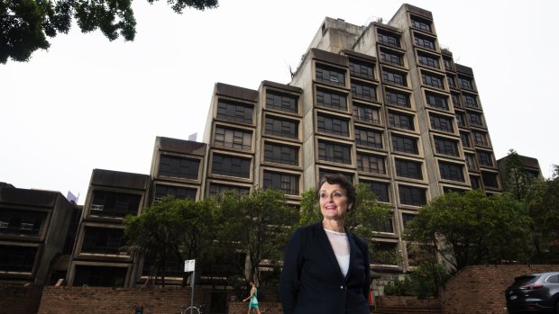 Pru Goward, NSW Minister for Family and Community Services and Minister for Social Housing, looks to the "legacy" of the sale of Sydney's Sirius Building.