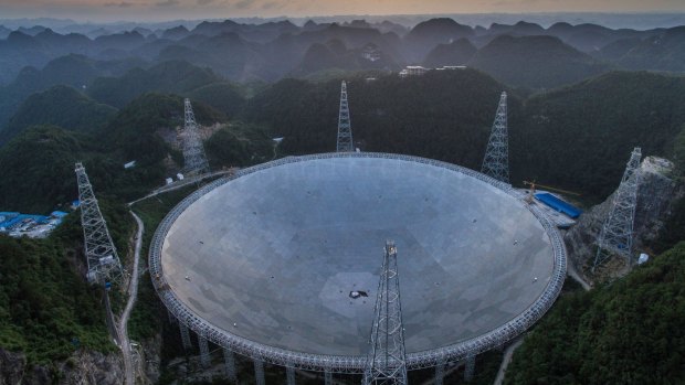 China's FAST observatory is the biggest of its kind in the world.