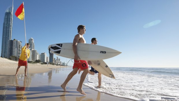 Surfers are more likely to be injured than bodysurfers but it's usually not as serious.