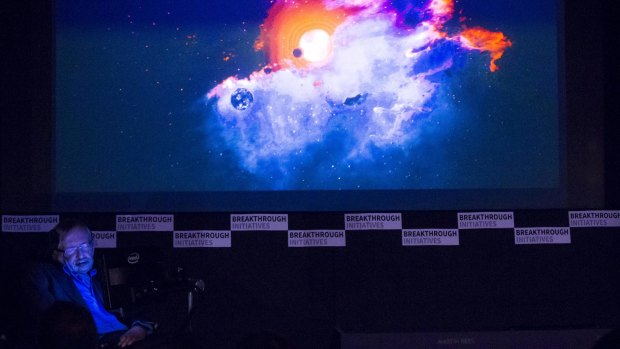 Stephen Hawking outlines the Breakthrough Listen project, which will search for signs of alien life beyond our galaxy. 