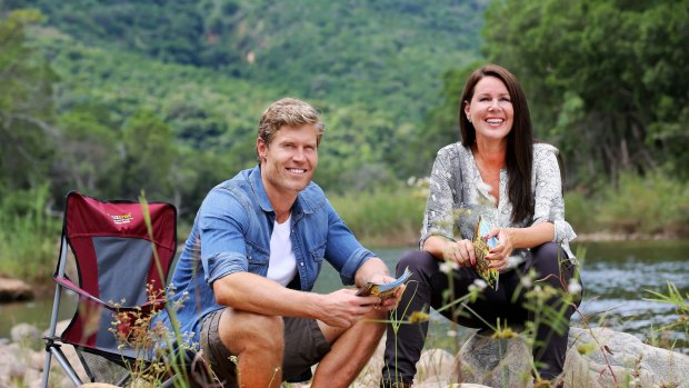 Hosts Dr Chris Brown and Julia Morris.