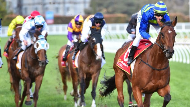Jameka is clearly the horse to beat in the group 1 Caulfield Cup on Saturday.