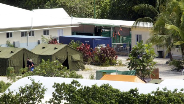 The Nauru detention centre.