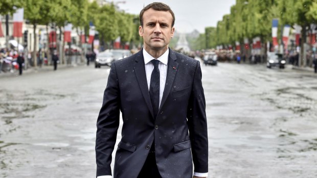 Newly elected French President Emmanuel now he needs to prove he's more than PR.