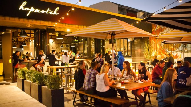 The Lonsdale Street vibe has been a key feature of marketing Canberra to Melburnians.