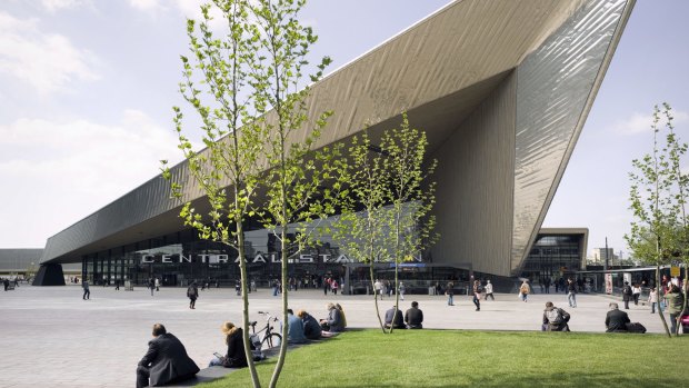 Rotterdam Central Station.