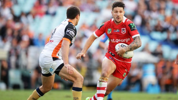 Four more years: Gareth Widdop has re-signed with the Dragons.