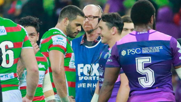 Both the Rabbitohs and the Melbourne Storm teams will lose Crown's sponsorship. 
