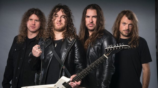 Airbourne with Ryan O'Keeffe, second from right.