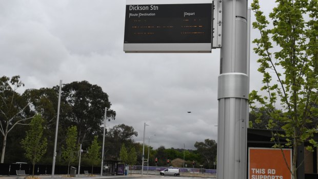 The new Dickson bus interchange opened on Friday.