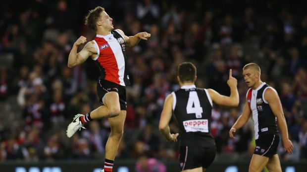 Stand-out performance: Young St Kilda forward Jack Billings.