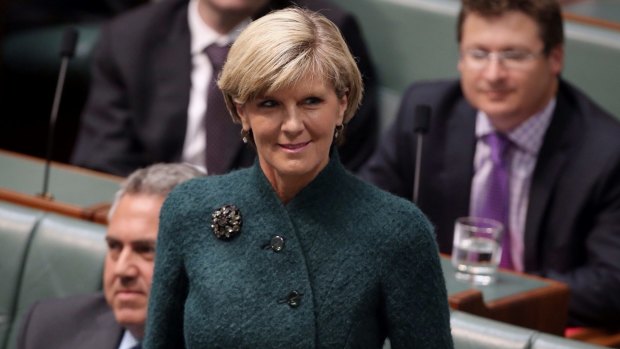 Nuclear door re-opened: Foreign Affairs Minister Julie Bishop.
