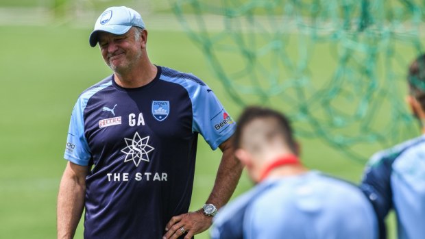 In the running: Sydney FC coach Graham Arnold has been heavily linked to the Socceroos job.