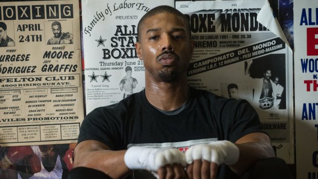 <i>Creed</i>, starring Michael B. Jordan, missed out on a best picture nomination.
