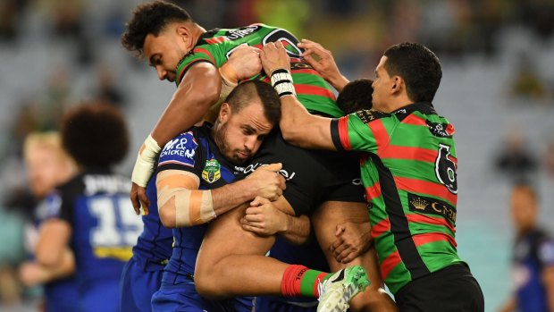 The Rabbitohs and the Bulldogs will take on their first round opponents at Perth Stadium.