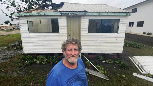 John Andersen feared the worse after returning to his beach shack from the storm shelter.