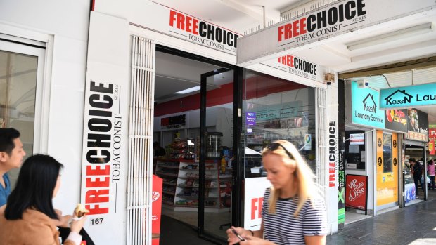 Two proprietors at Free Choice Tobacco in Bondi have been handed the biggest ever fine in NSW for tobacco-related offences. 