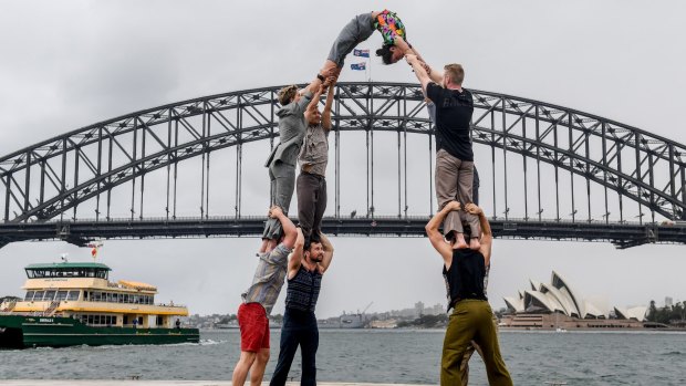 Adelaide troupe <i>Backbone</i> in Sydney.
