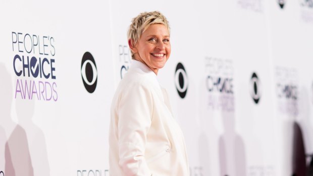 Ellen DeGeneres at the  41st Annual People's Choice Awards at the Nokia Theatre in January, 2015.