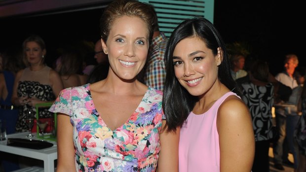 Jessica Skarrat and Melanie Vallejo at the Magic Millions launch party.