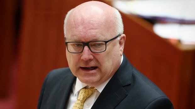 Attorney-General George Brandis will have the power to block legal action or appeal an injunction.
